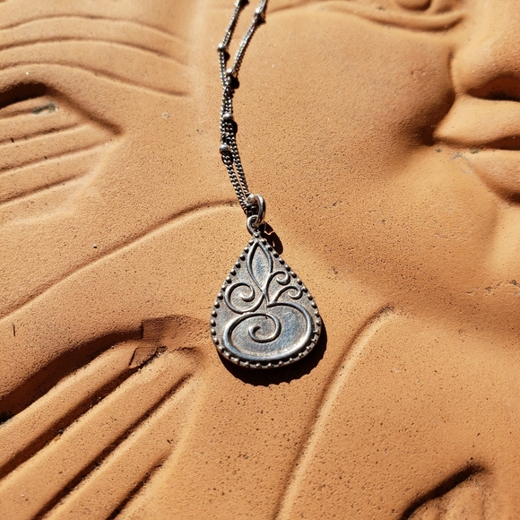 OM Sterling Silver Necklace - Picture 3 of 11